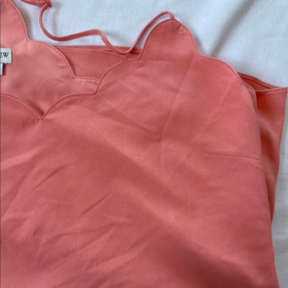 J Crew Coral Scallop Tank Top - Picture 5 of 6